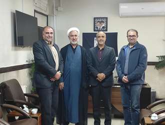 دیدار رییس دانشکده علوم قرآنی ملایر با رییس اداره اوقاف و امور خیریه شهرستان ملایر